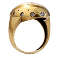 Domed Scattered Stone Statement Ring