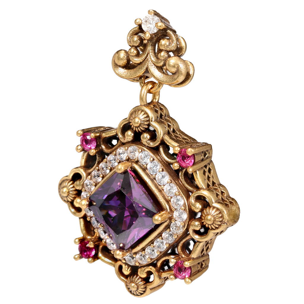 NE-PD-0058 Silverl Double-Sided Pendant
