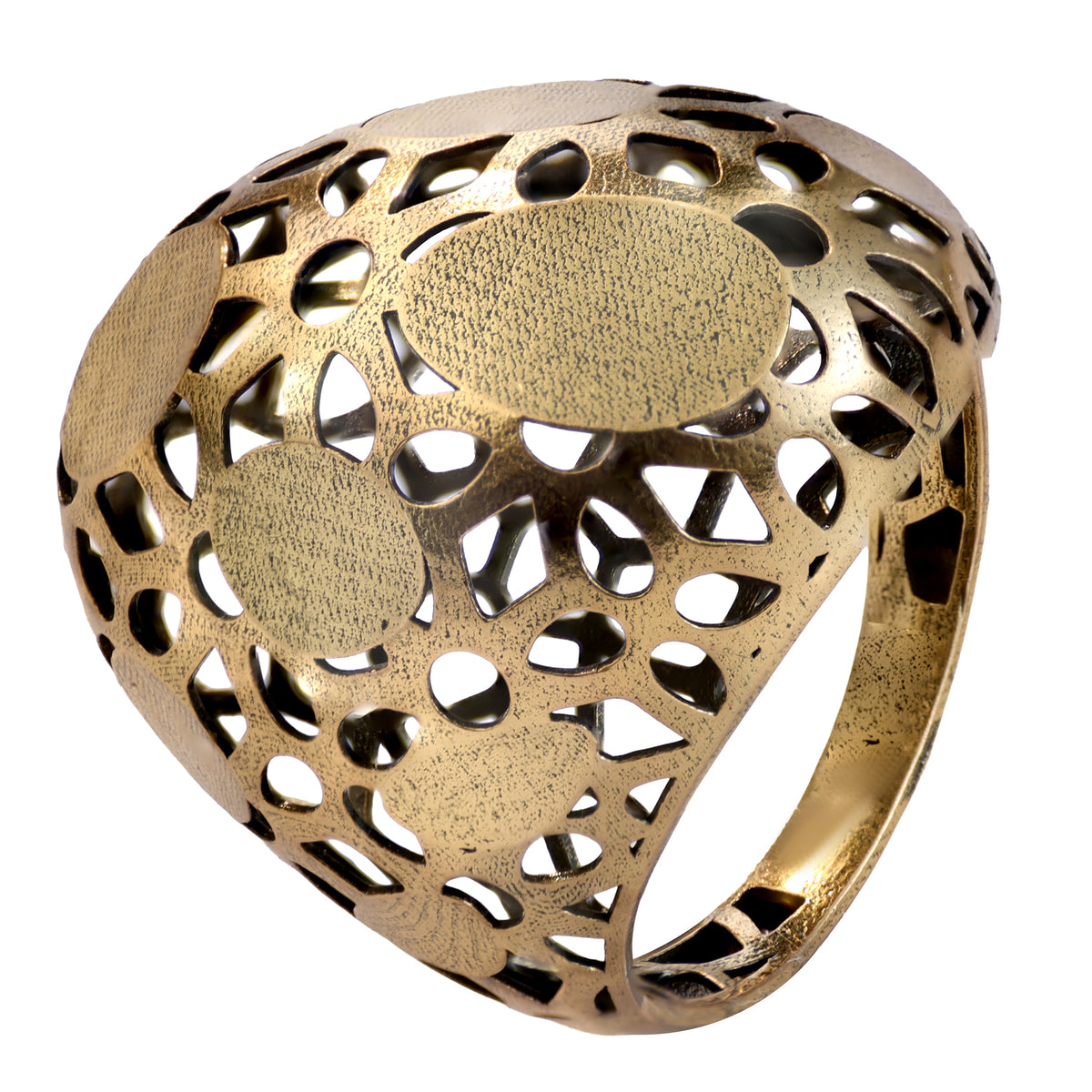 Organic Openwork Statement Ring