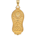 NE-PD-0056 Silver Double-Sided Pendant