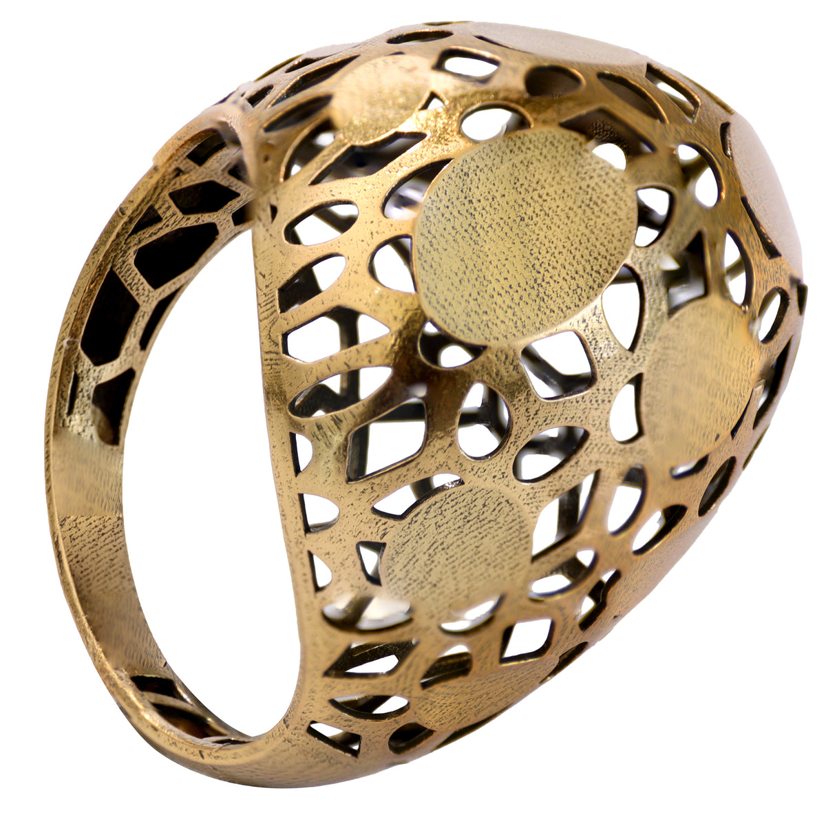 Organic Openwork Statement Ring