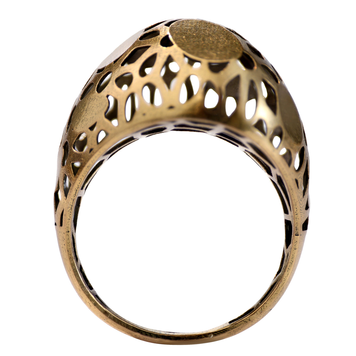 Organic Openwork Statement Ring
