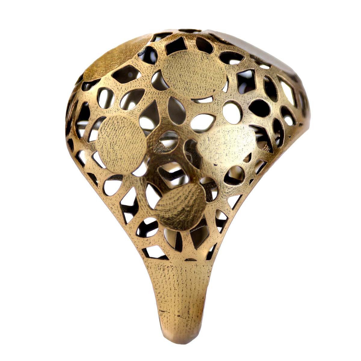 Organic Openwork Statement Ring