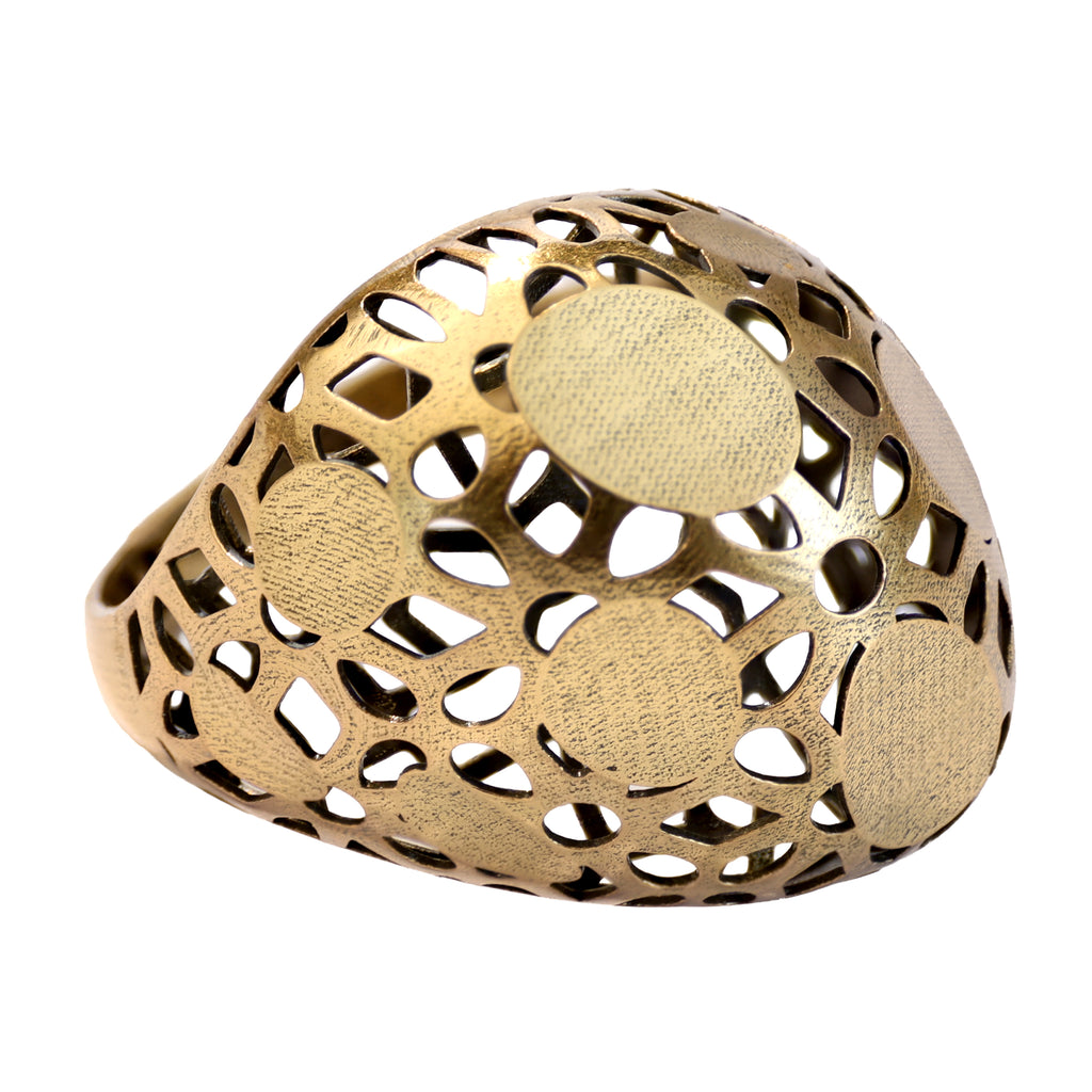Organic Openwork Statement Ring