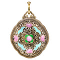 NE-PD-0054 Silver Double-Sided Pendant