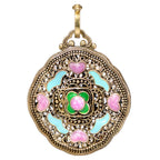 NE-PD-0054 Silver Double-Sided Pendant