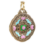 NE-PD-0054 Silver Double-Sided Pendant