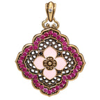 NE-PD-0053 Silver Double-Sided Pendant