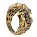 Woven Pavé Statement Ring