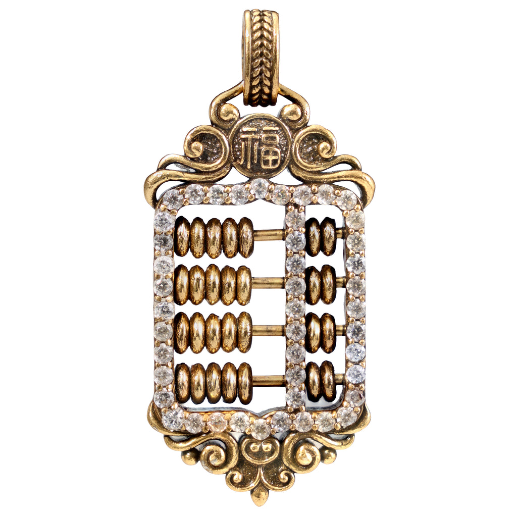 Lucky Abacus Statement Pendant
