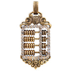 Lucky Abacus Statement Pendant