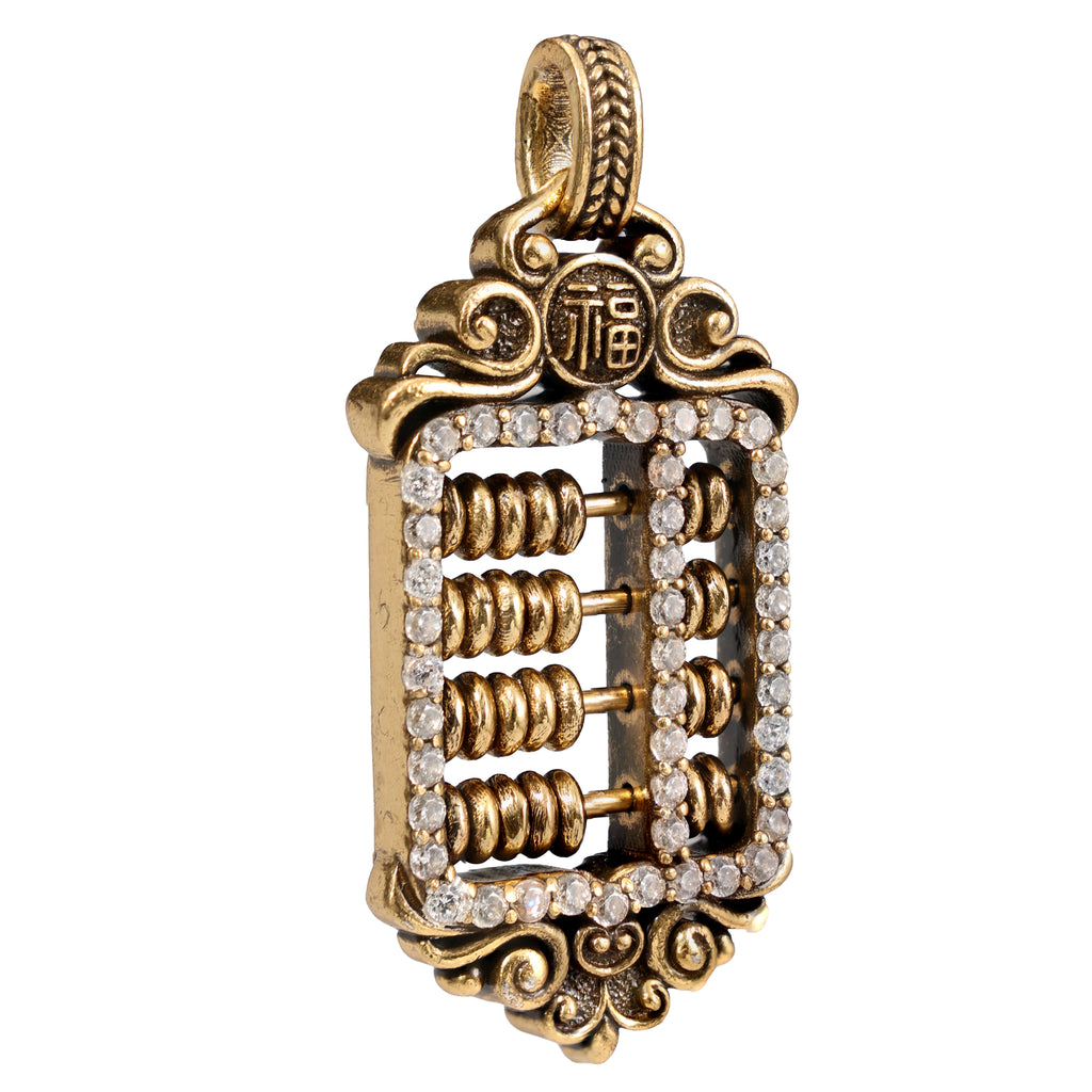 Lucky Abacus Statement Pendant