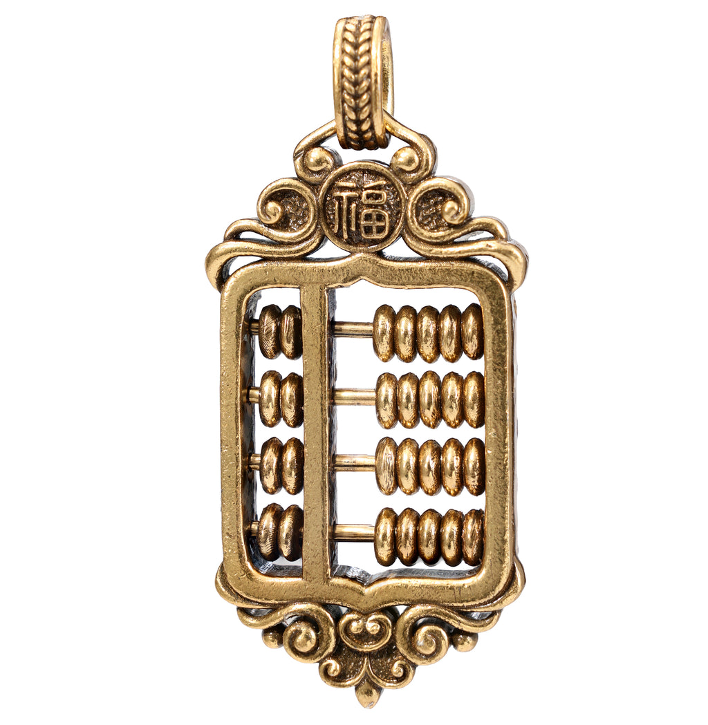 Lucky Abacus Statement Pendant