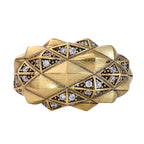 Woven Pavé Statement Ring