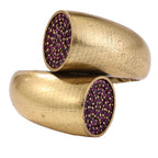 Pavé Disc Bypass Statement Ring