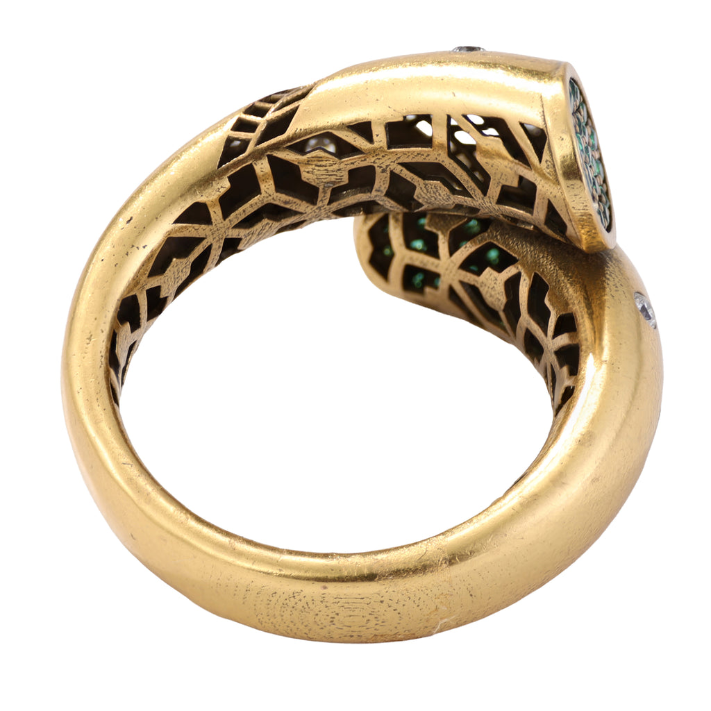 Pavé Disc Bypass Ring