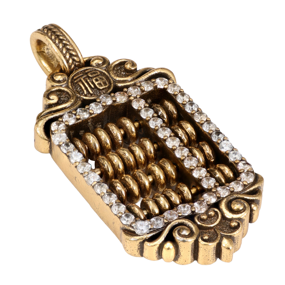 Lucky Abacus Statement Pendant