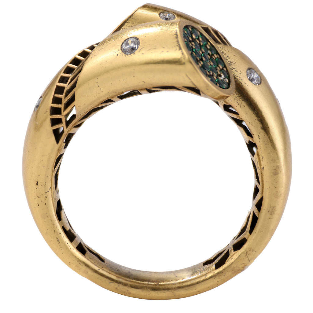 Pavé Disc Bypass Ring