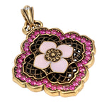 NE-PD-0053 Silver Double-Sided Pendant