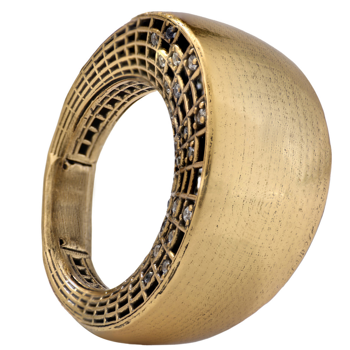 Textured Dome Statement Ring