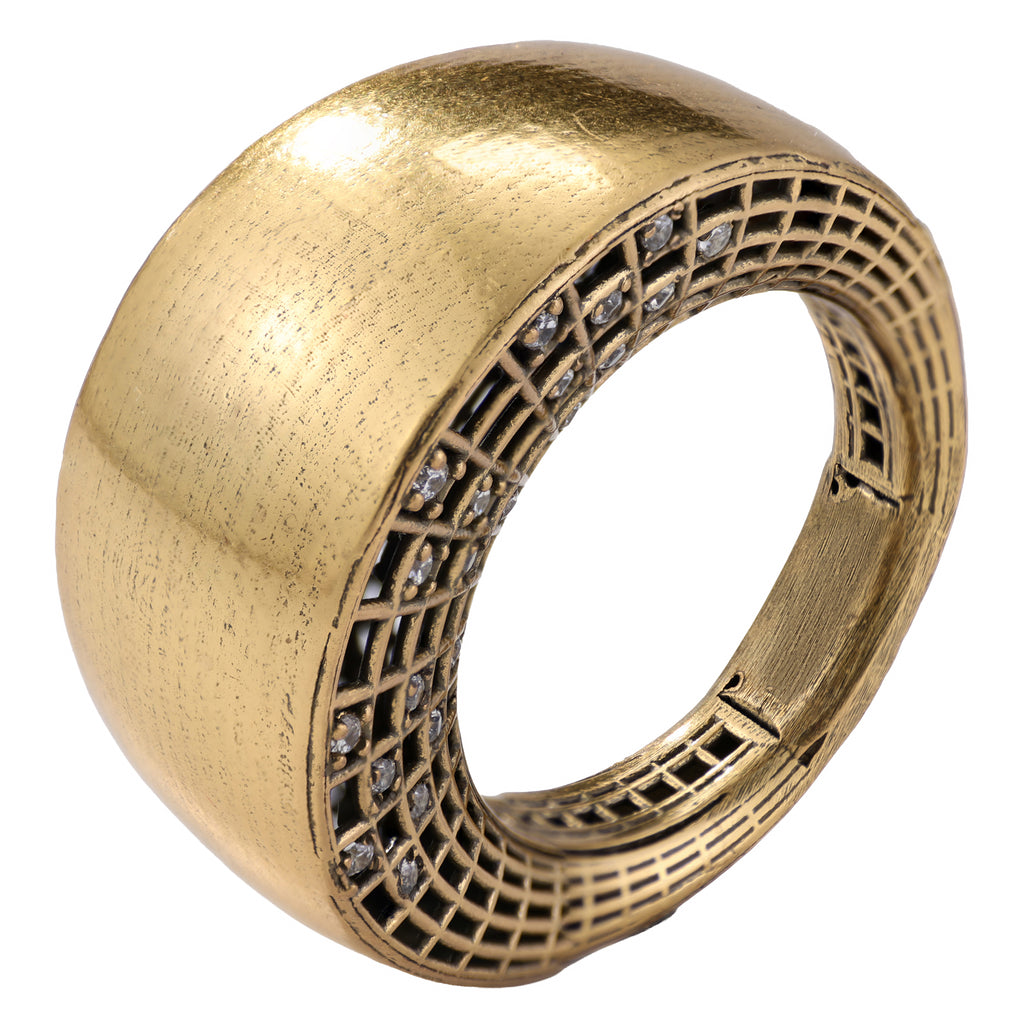 Textured Dome Statement Ring