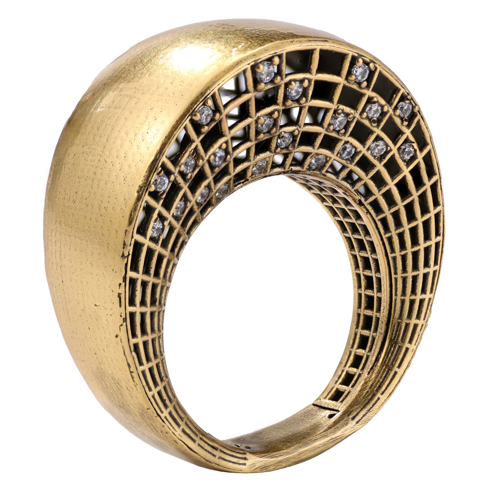 Textured Dome Statement Ring