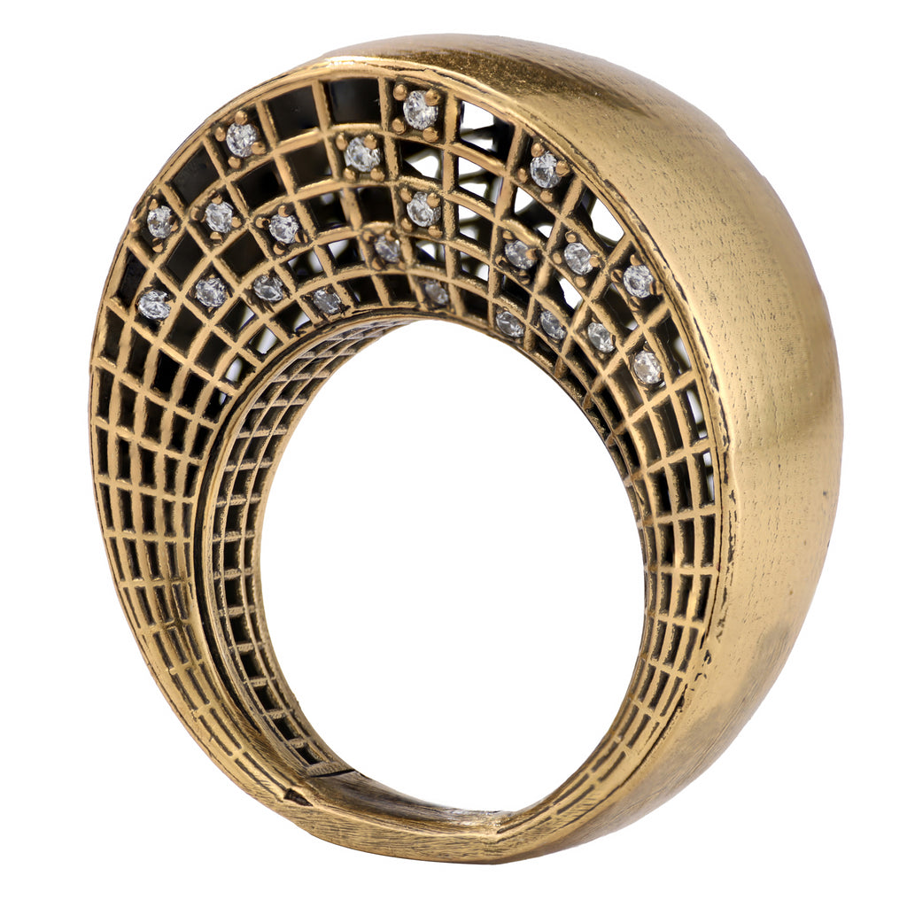 Textured Dome Statement Ring