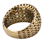 Geometric Cutout Statement Ring
