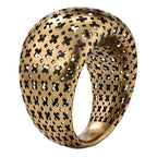Geometric Cutout Statement Ring