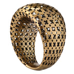 Geometric Cutout Statement Ring