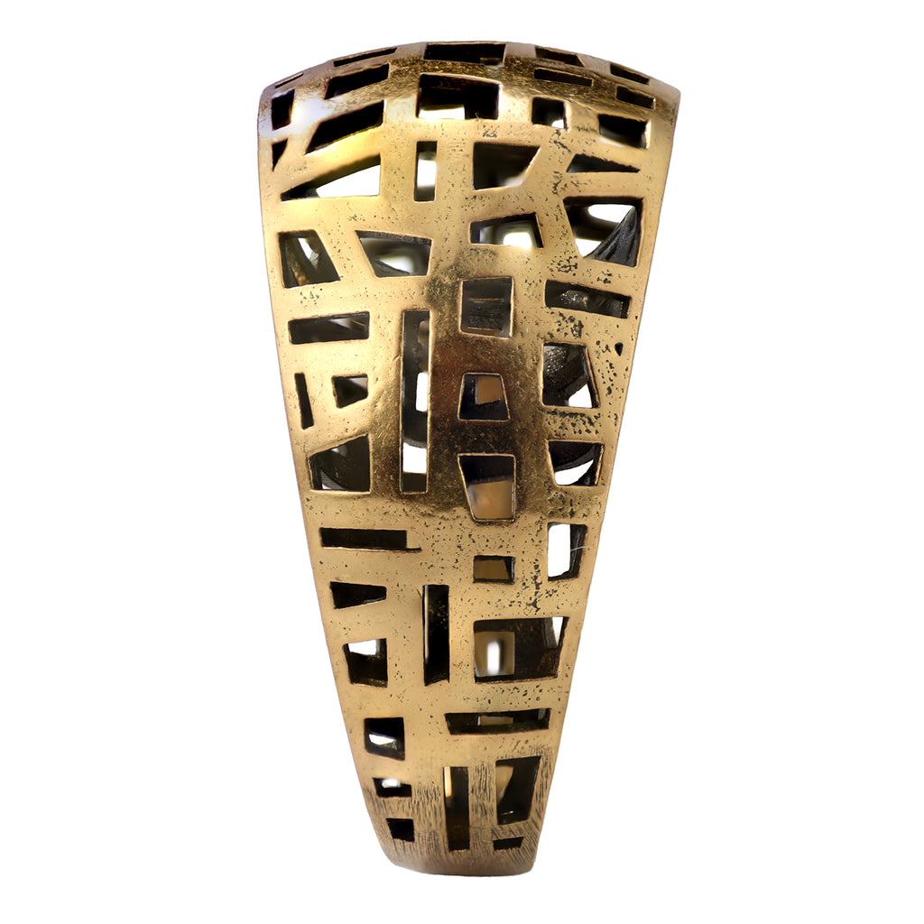 Architectural Grid Openwork Ring