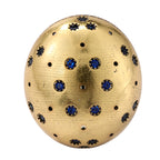 Blue Stone Domed Statement Ring