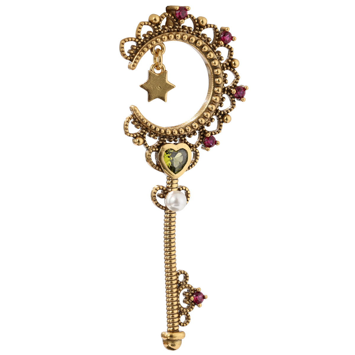 Celestial Heart Key Pendant