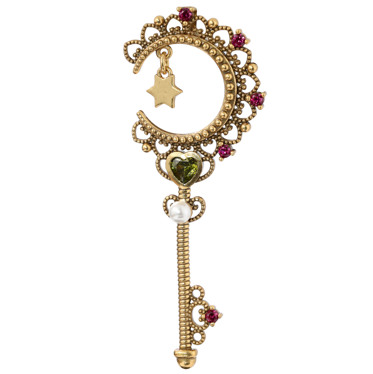 Celestial Heart Key Pendant