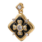 Quatrefoil Stone Accent Pendant