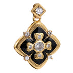 Quatrefoil Stone Accent Pendant