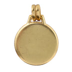 Enamel Floral Medallion Pendant