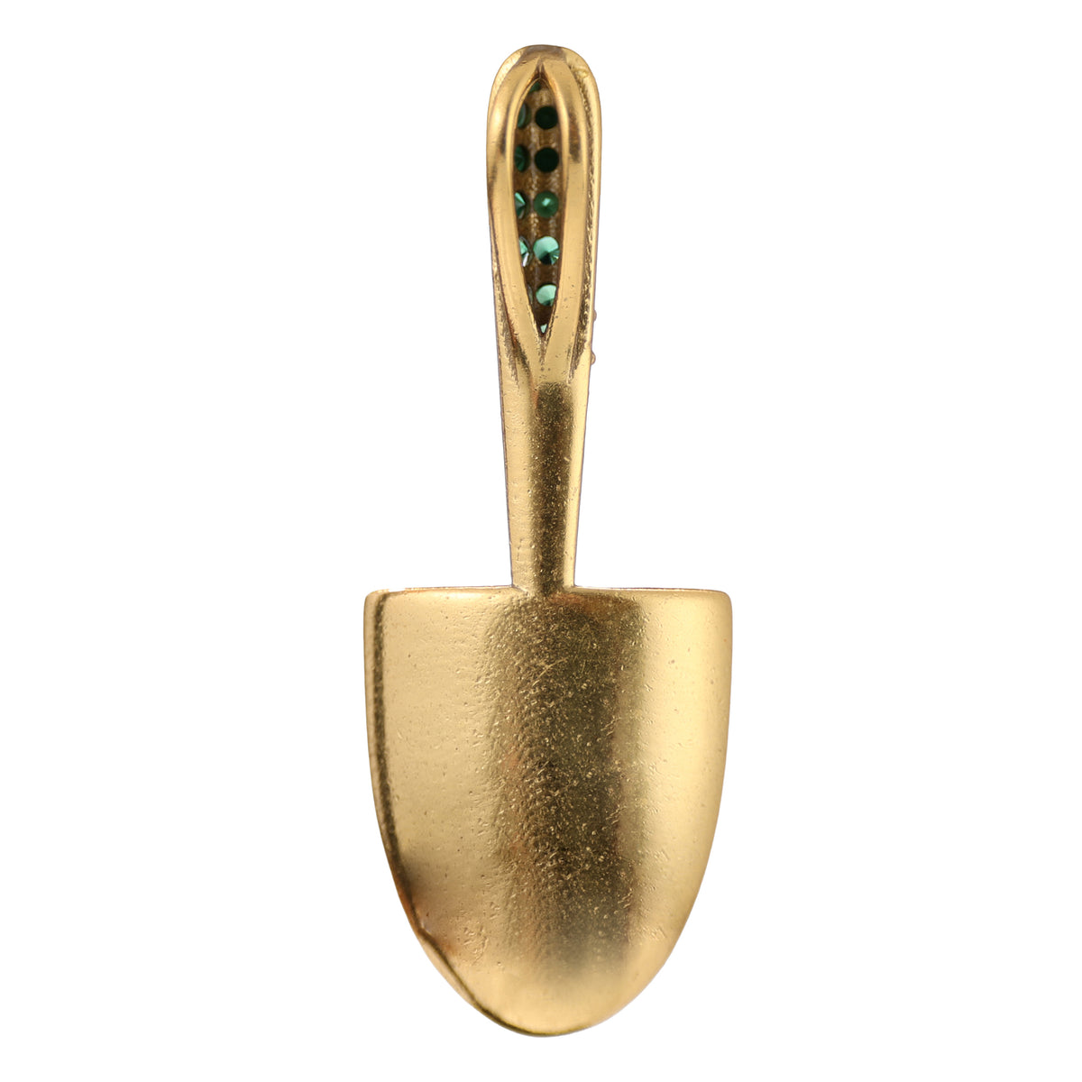 Green Stone Garden Trowel Pendant