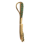 Green Stone Garden Trowel Pendant
