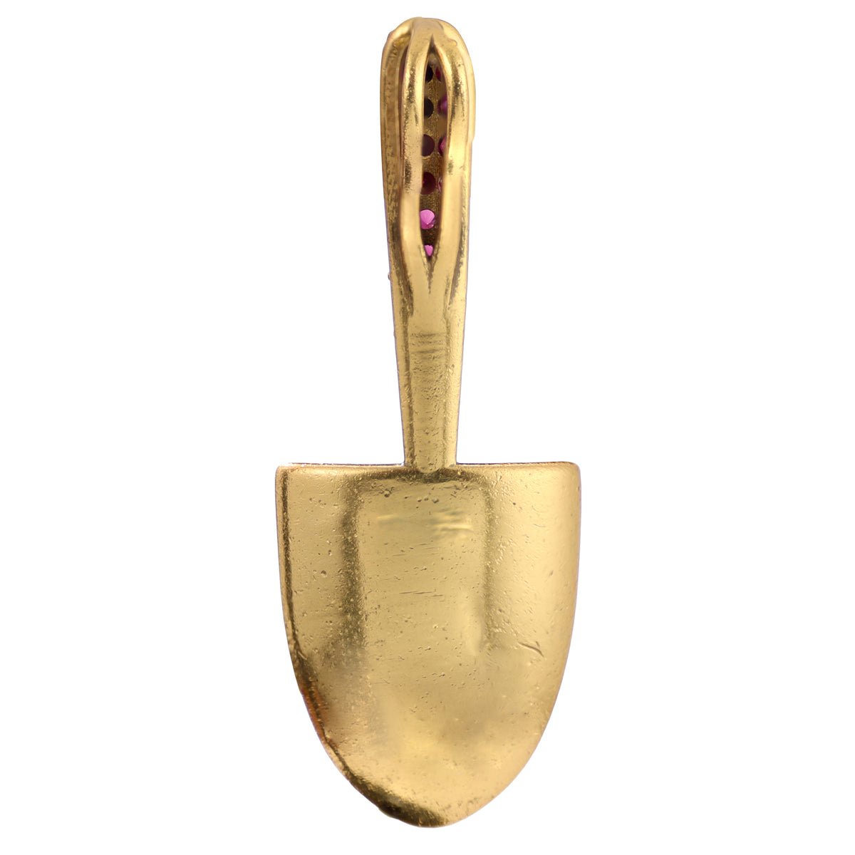 Red Stone Garden Trowel Pendant
