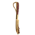 Red Stone Garden Trowel Pendant