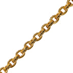 NE-BL-0009 Silver Engraved Oval Link Bracelet