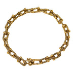 NE-BL-0008 Silver Textured Beaded Link Bracelet