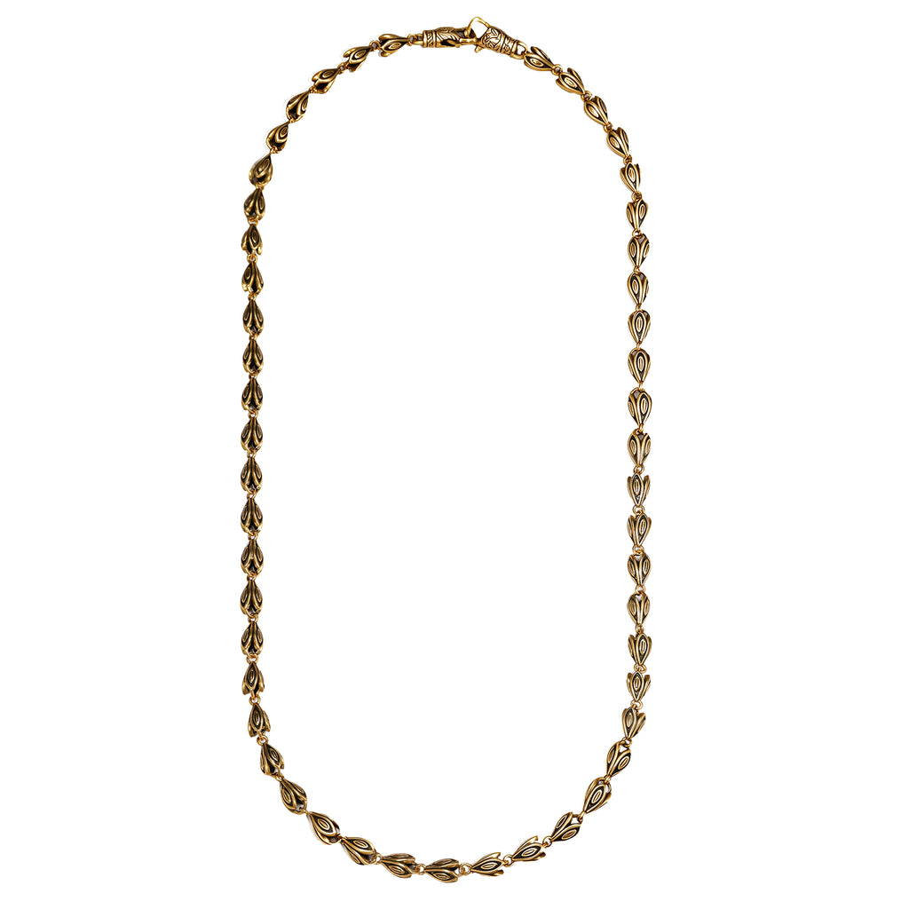 Leaf Link Vintage Chain Necklace