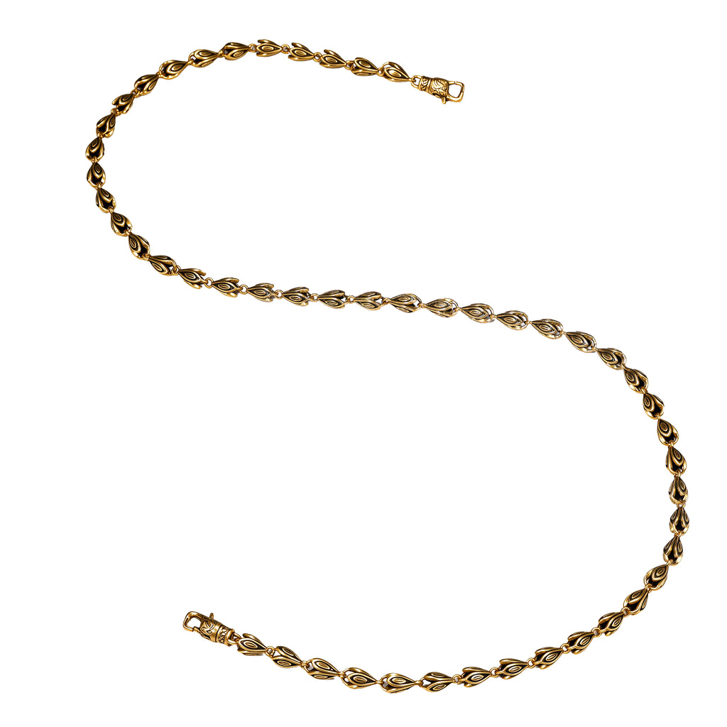 Leaf Link Vintage Chain Necklace