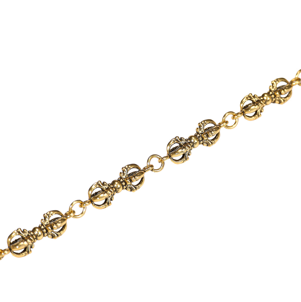 Ornate Engraved Ring Clasp Necklace