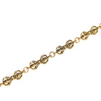 Ornate Engraved Ring Clasp Necklace