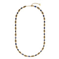 Blue Stone Ornate Link Necklace