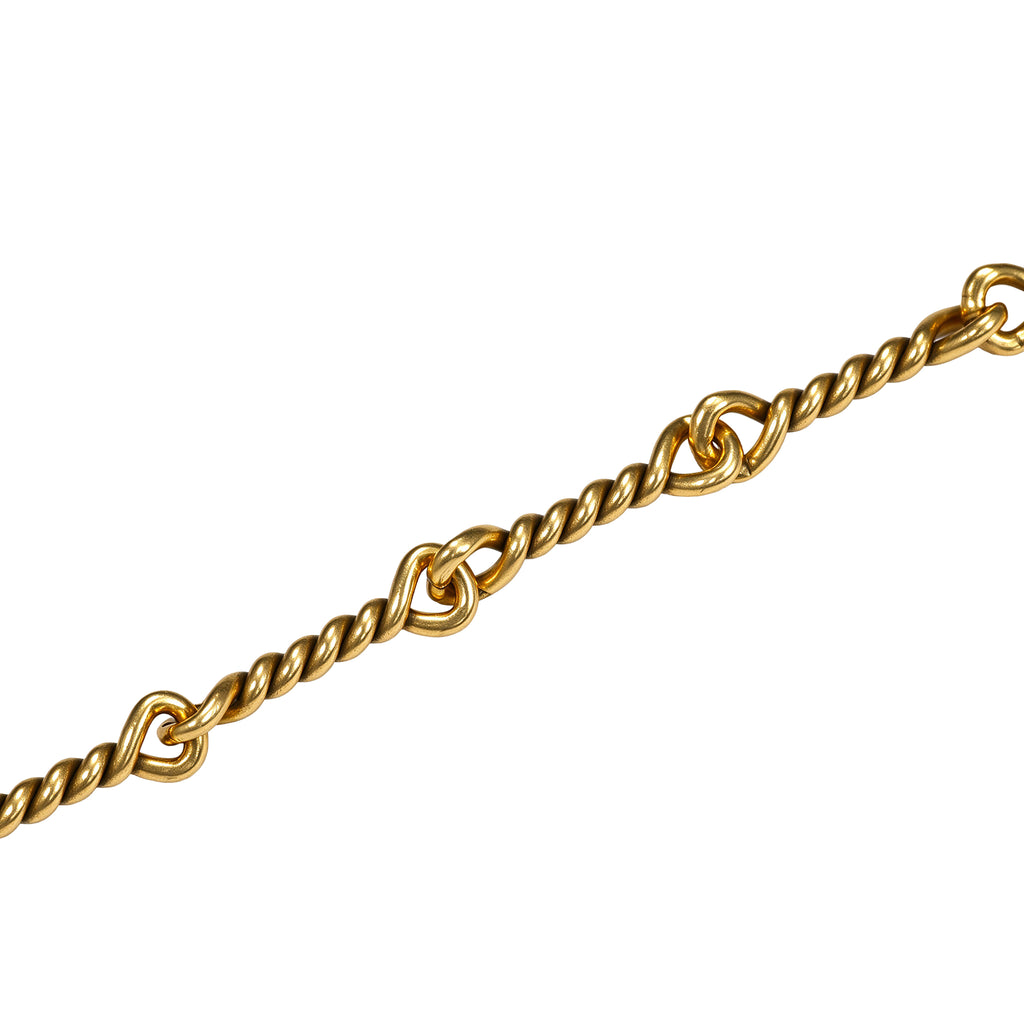 Smiley & Cross Charm Necklace