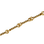 Smiley & Cross Charm Necklace